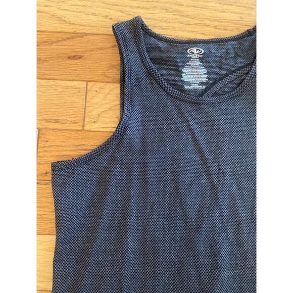 Athletic women's grey sleeveless open tied back breathable tank size small - Picture 2 of 7